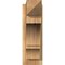 Ekena Millwork Balboa Rough Sawn Arts and Crafts Outlooker, Western Red Cedar, 6"W x 18"D x 18"H OUT06X18X18BOA03RWR - alternate 3